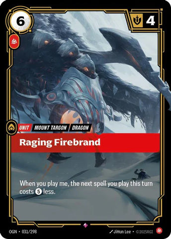 Raging Firebrand - (031/298) - Riftbound: Origins