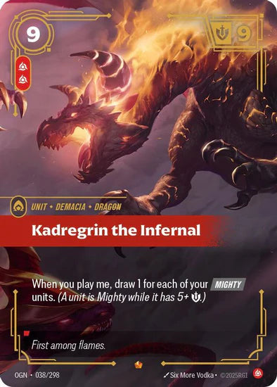 Kadregrin the Infernal - (038/298) - Riftbound: Origins