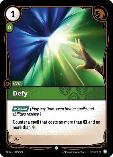 Defy - (045/298) - Riftbound: Origins
