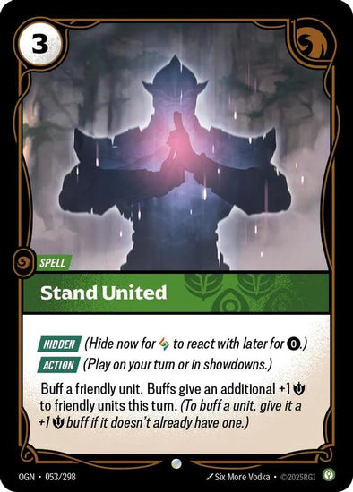 Stand United - (053/298) - Riftbound: Origins