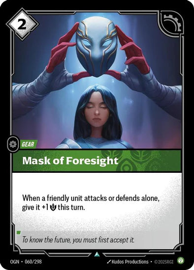 Mask of Foresight - (060/298) - Riftbound: Origins