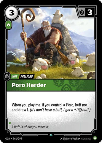 Poro Herder - (061/298) - Riftbound: Origins