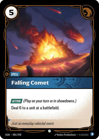Falling Comet - (085/298) - Riftbound: Origins