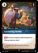 Lecturing Yordle - (087/298) - Riftbound: Origins