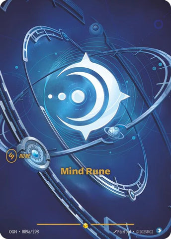 Mind Rune (Alternate Art) - (089a/298) - Riftbound: Origins