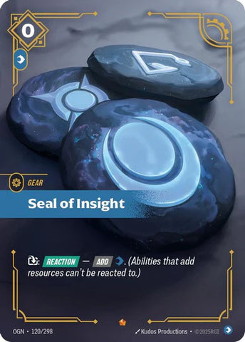 Seal of Insight - (120/298) - Riftbound: Origins