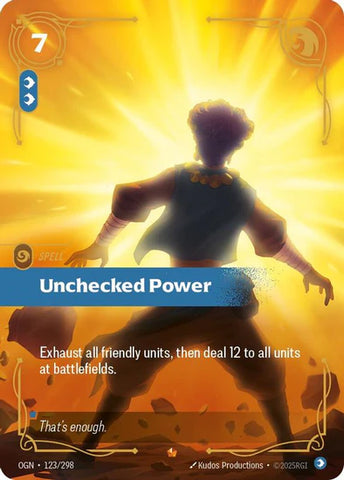 Unchecked Power - (123/298) - Riftbound: Origins