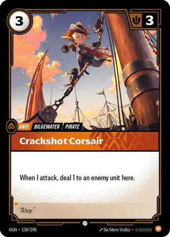 Crackshot Corsair - (130/298) - Riftbound: Origins