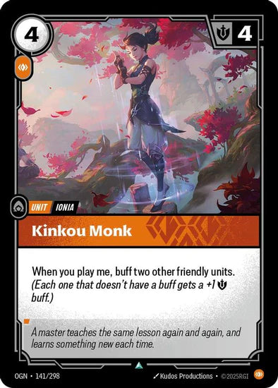 Kinkou Monk - (141/298) - Riftbound: Origins
