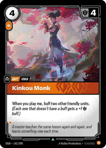 Kinkou Monk - (141/298) - Riftbound: Origins