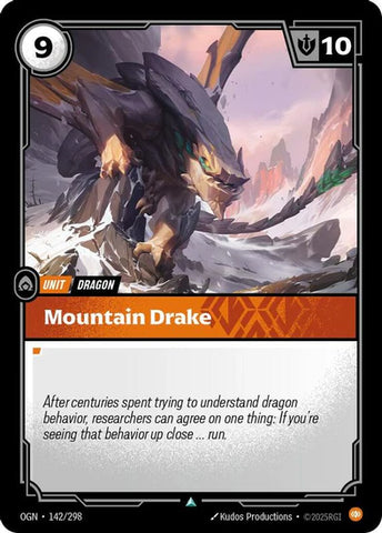 Mountain Drake - (142/298) - Riftbound: Origins