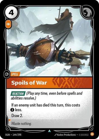 Spoils of War - (144/298) - Riftbound: Origins