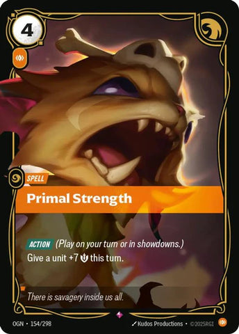 Primal Strength - (154/298) - Riftbound: Origins