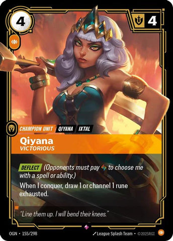 Qiyana - Victorious - (155/298) - Riftbound: Origins