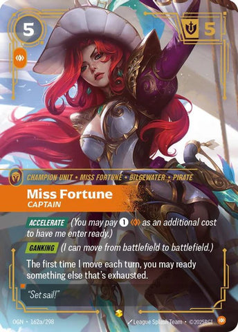Miss Fortune - Captain (Alternate Art) - (162a/298) - Riftbound: Origins
