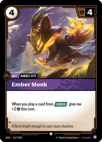 Ember Monk - (167/298) - Riftbound: Origins