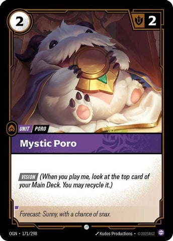 Mystic Poro - (171/298) - Riftbound: Origins
