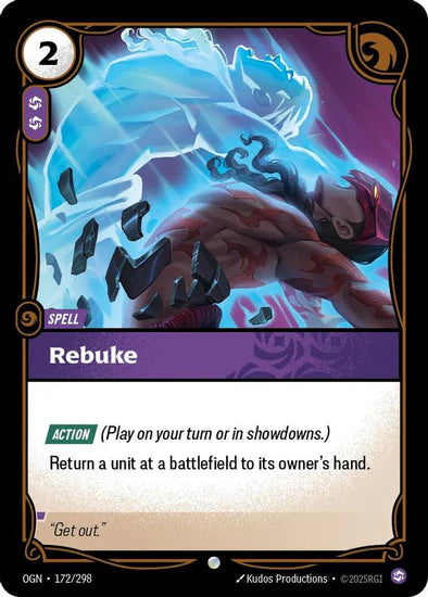 Rebuke - (172/298) - Riftbound: Origins