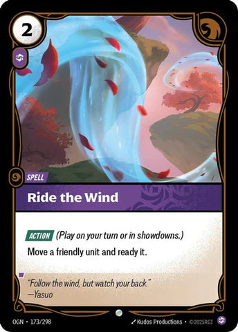 Ride The Wind - (173/298) - Riftbound: Origins