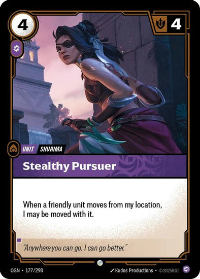 Stealthy Pursuer - (177/298) - Riftbound: Origins