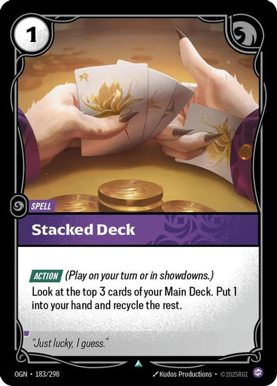 Stacked Deck - (183/298) - Riftbound: Origins