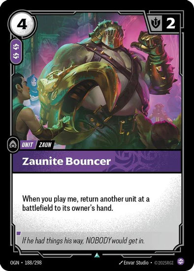 Zaunite Bouncer - (188/298) - Riftbound: Origins