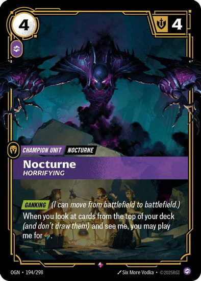 Nocturne - Horrifying - (194/298) - Riftbound: Origins