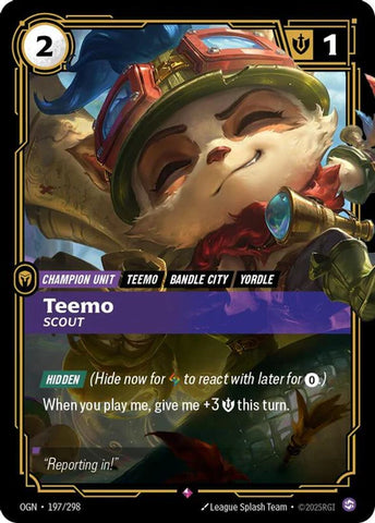 Teemo - Scout - (197/298) - Riftbound: Origins