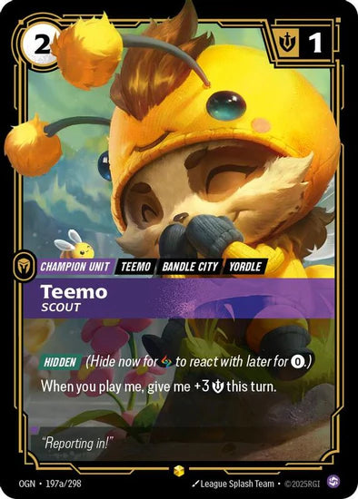 Teemo - Scout (Alternate Art) - (197a/298) - Riftbound: Origins