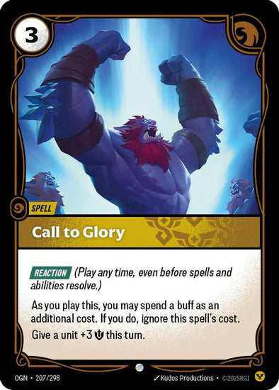 Call to Glory - (207/298) - Riftbound: Origins