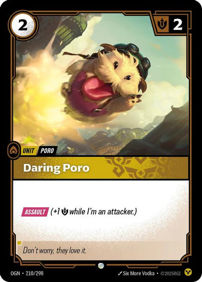 Daring Poro - (210/298) - Riftbound: Origins