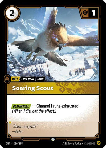 Soaring Scout - (216/298) - Riftbound: Origins