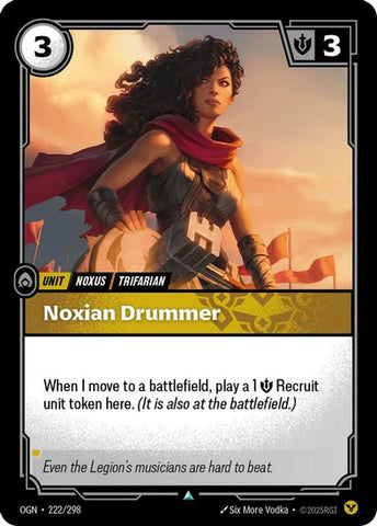 Noxian Drummer - (222/298) - Riftbound: Origins