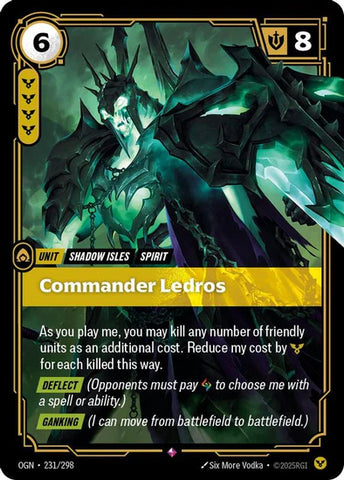 Commander Ledros - (231/298) - Riftbound: Origins