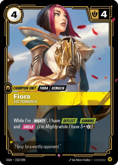 Fiora - Victorious - (232/298) - Riftbound: Origins