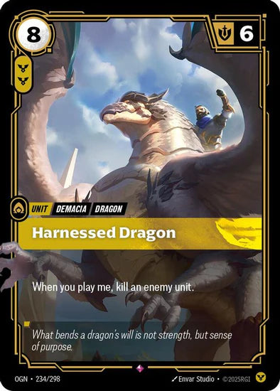 Harnessed Dragon - (234/298) - Riftbound: Origins