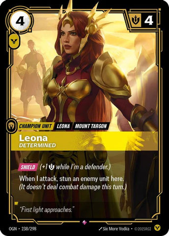 Leona - Determined - (238/298) - Riftbound: Origins