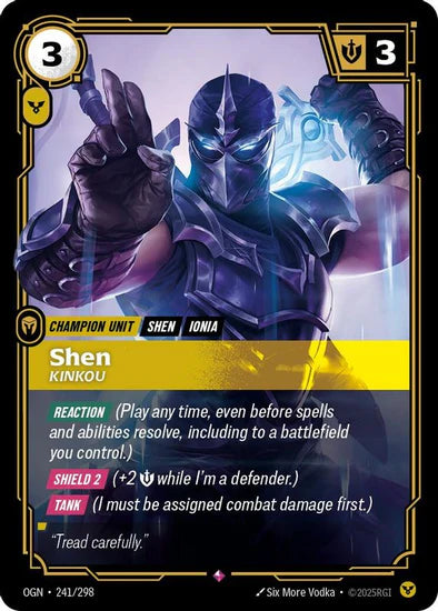 Shen - Kinkou - (241/298) - Riftbound: Origins