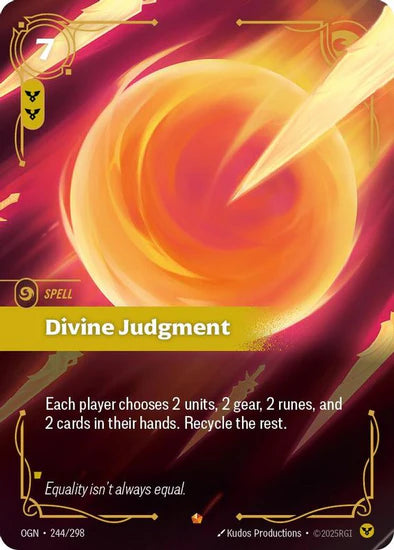 Divine Judgment - (244/298) - Riftbound: Origins