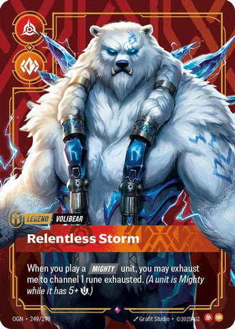 Volibear - Relentless Storm - (249/298) - Riftbound: Origins