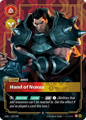 Darius - Hand of Noxus - (253/298) - Riftbound: Origins