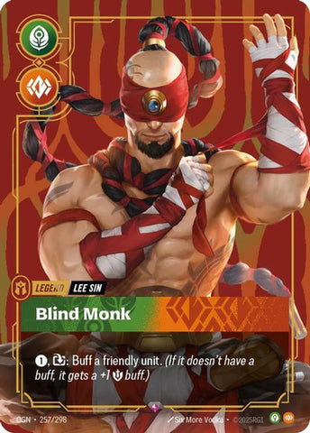 Lee Sin - Blind Monk - (257/298) - Riftbound: Origins