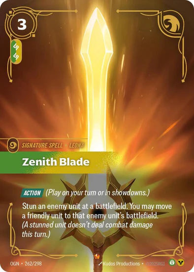 Zenith Blade - (262/298) - Riftbound: Origins