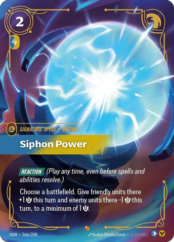 Siphon Power - (266/298) - Riftbound: Origins