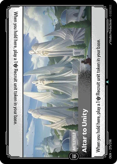 Altar to Unity - (275/298) - Riftbound: Origins