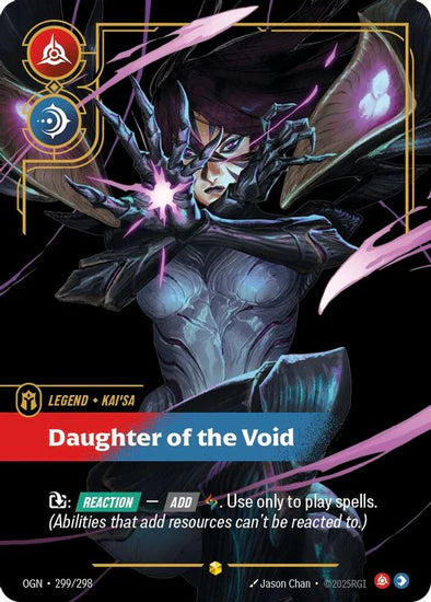 Kai'Sa - Daughter of the Void (Overnumbered) - (299/298) - Riftbound: Origins