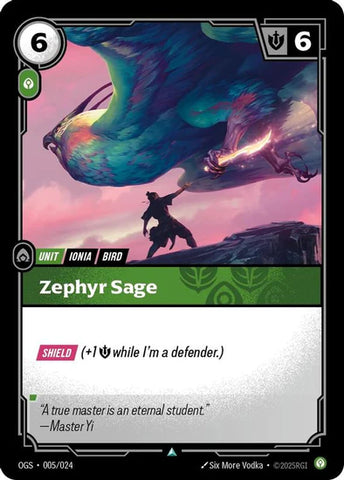 Zephyr Sage - (005/024) - Riftbound: Origins: Proving Grounds