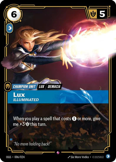 Lux - Illuminated - (006/024) - Riftbound: Origins: Proving Grounds