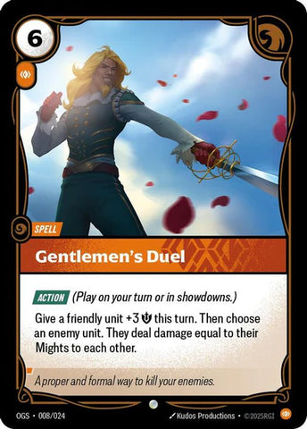 Gentlemen's Duel - (008/024) - Riftbound: Origins: Proving Grounds