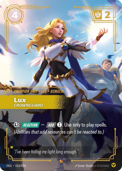 Lux - Crownguard - (014/024) - Riftbound: Origins: Proving Grounds